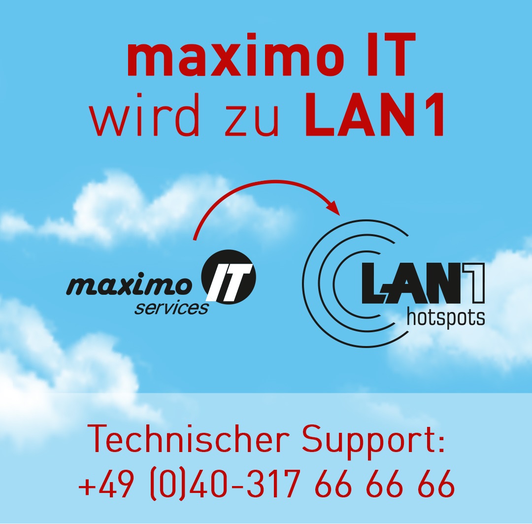 maximo-it wird zu LAN1 Hotspots